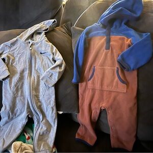 Blue and Brown Kids One Piece